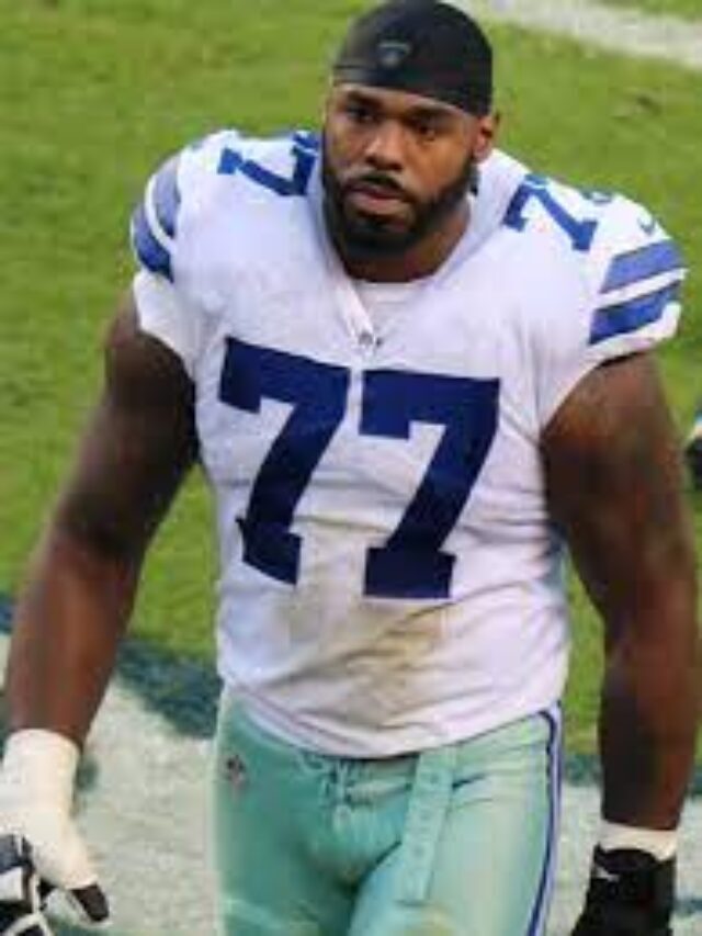 Cowboy’s LT Tyron Smith suffers an injury during practice.