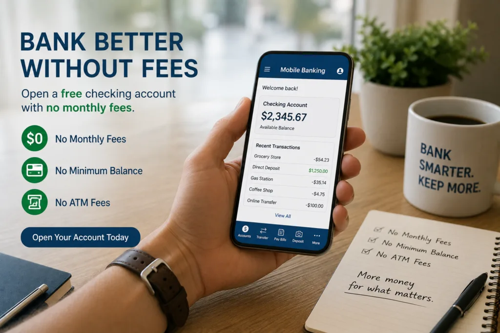 Best free checking accounts with no monthly fees in 2026 — ranked by features for Americans