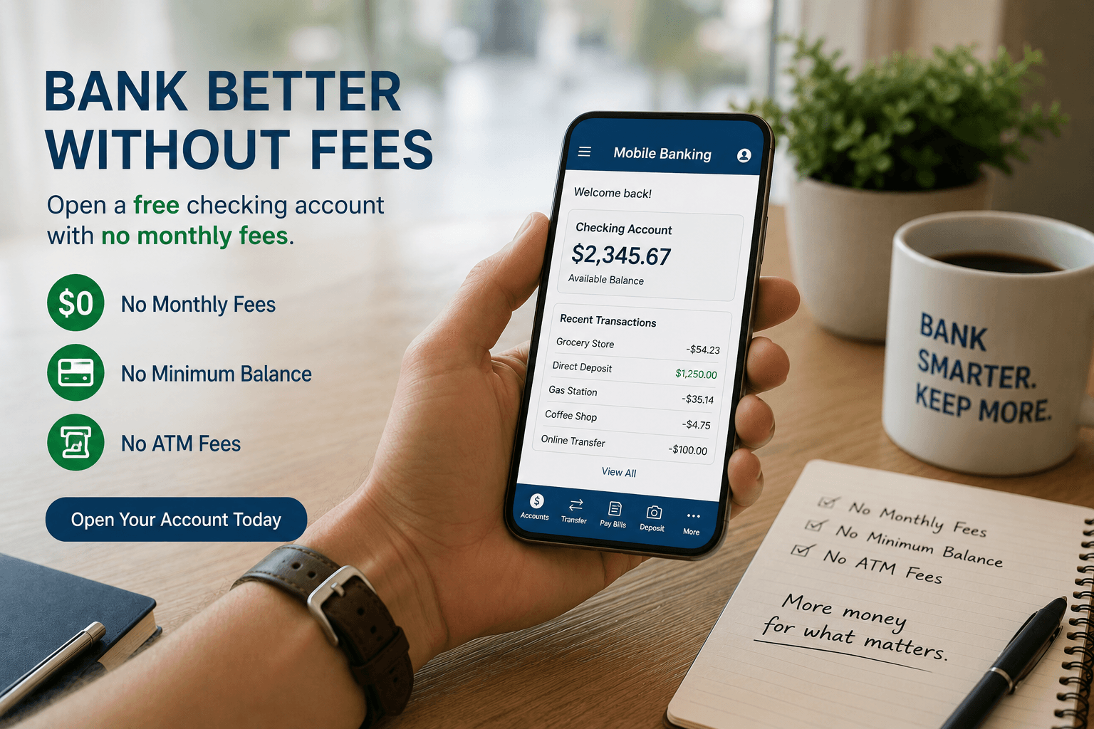 Best free checking accounts with no monthly fees in 2026 — ranked by features for Americans