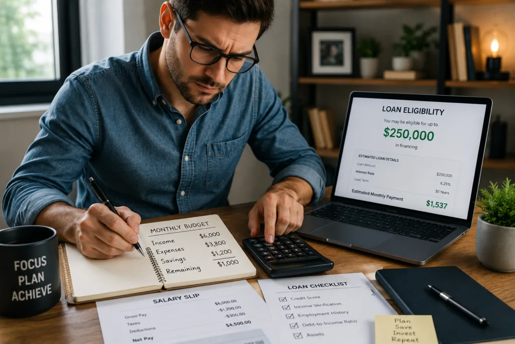 How much personal loan can I get based on my salary in 2026 — DTI ratio explained with real income tables