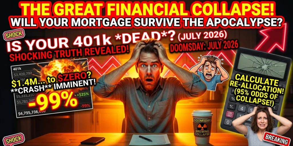 American man reviewing 401k statement calculating early withdrawal penalty costs in 2026